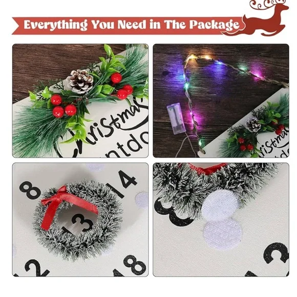 Holiday Time Christmas Countdown Calendar - Picture 3 of 4